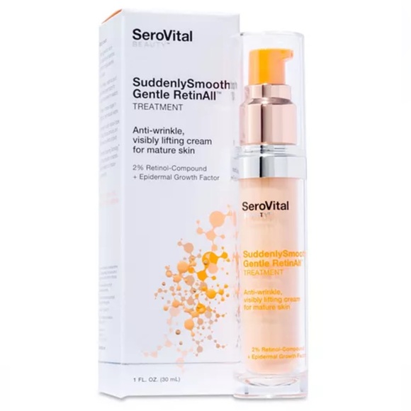 SeroVital Beauty Suddenlysmooth Gentle Retinall Retinol Anti-Aging Serum NEW - Picture 1 of 9